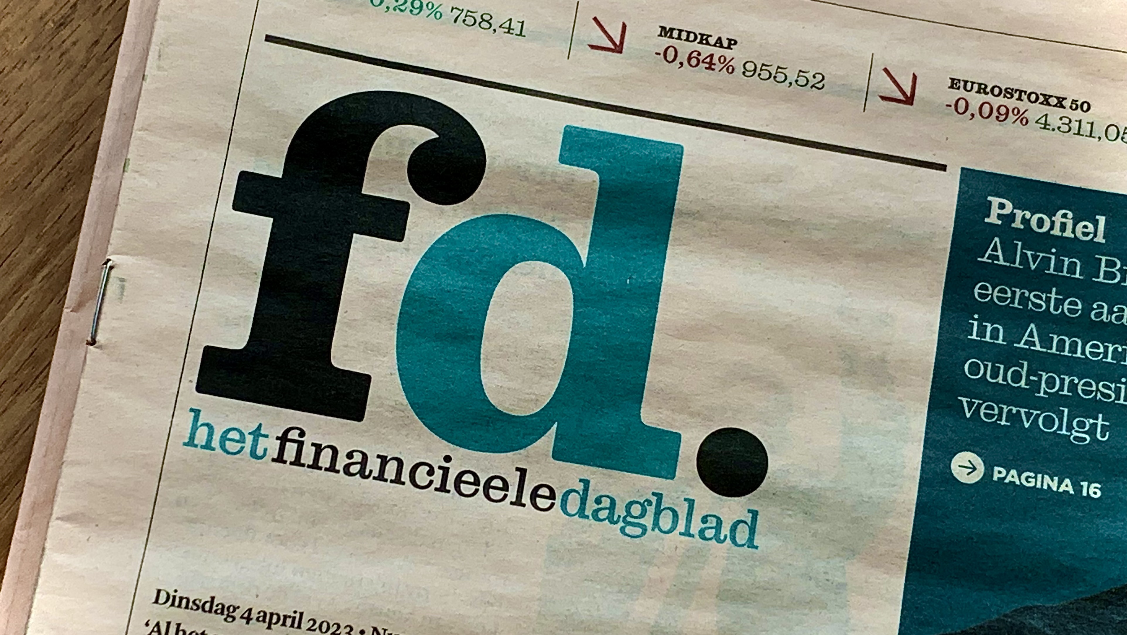 Nieuw KNVI Verslag Beschikbaar: Het Financieele Dagblad (FD) Waakvlam ...