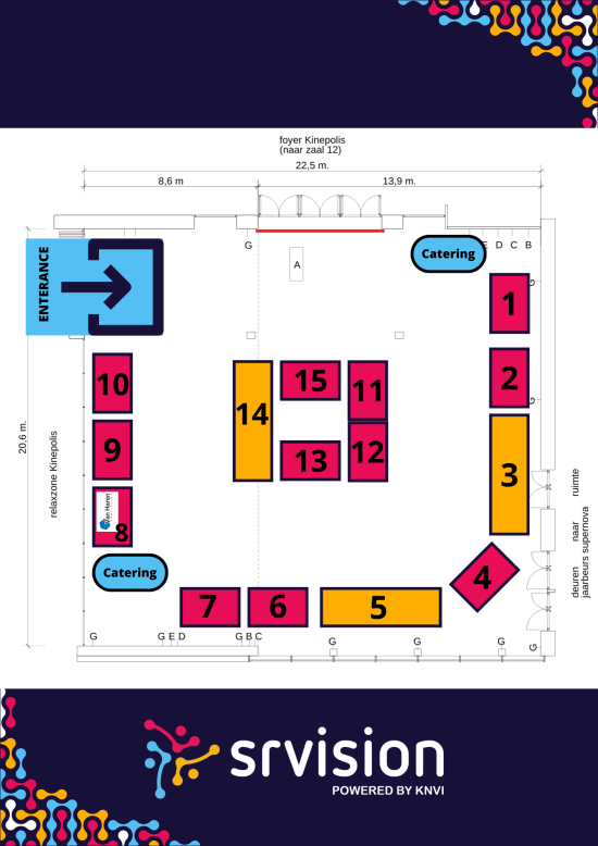 Srvision23 Kinepolis plattegrond